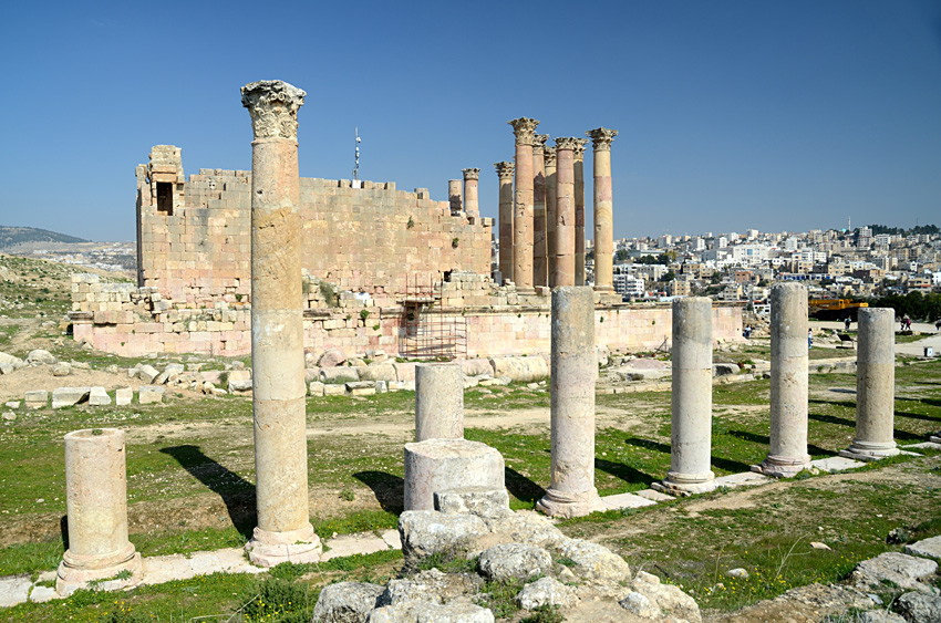 Jerash - chrám bohyně Artemis
