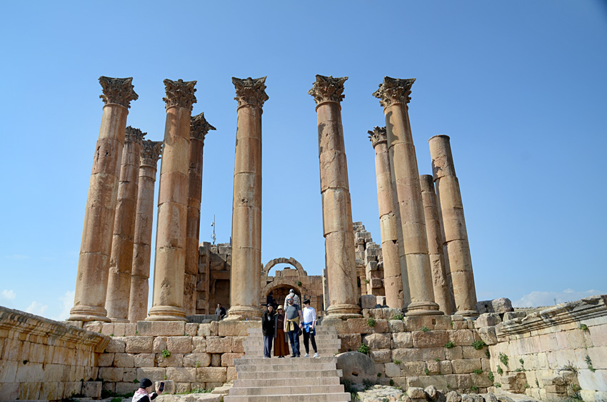 Jerash - chrám bohyně Artemis