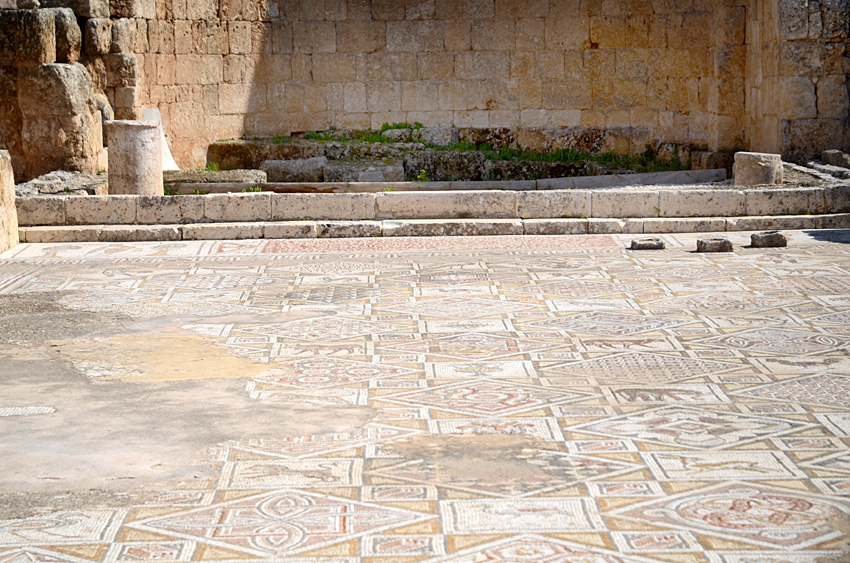 Jerash - kostel svatého Kosmy a Damiána