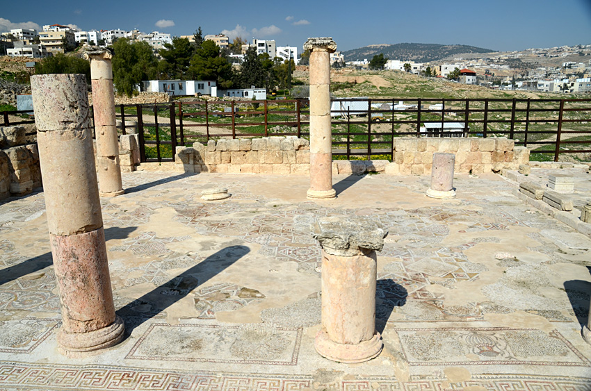 Jerash - kostel biskupa Izajáše