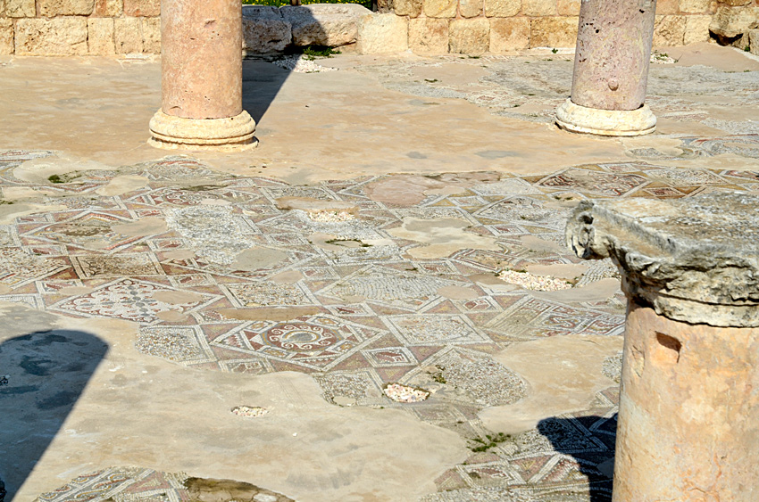 Jerash - kostel biskupa Izajáše