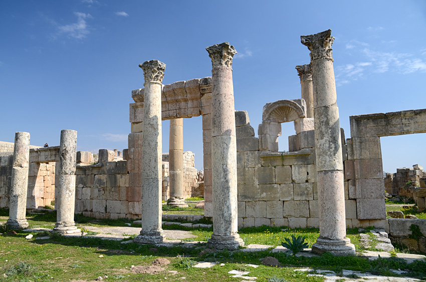 Jerash - kostel svatého Jana Křtitele
