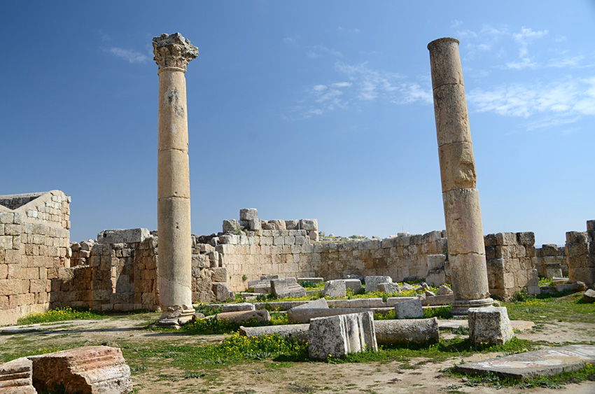 Jerash - kostel svatého Jana Křtitele