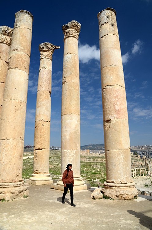 Jerash - chrám boha Dia
