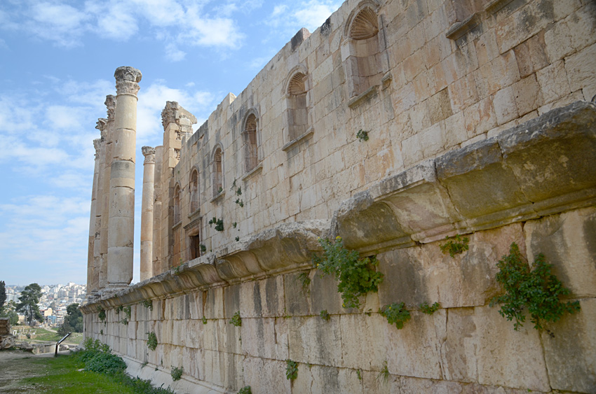 Jerash - chrám boha Dia