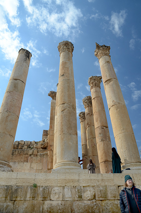 Jerash - chrám boha Dia