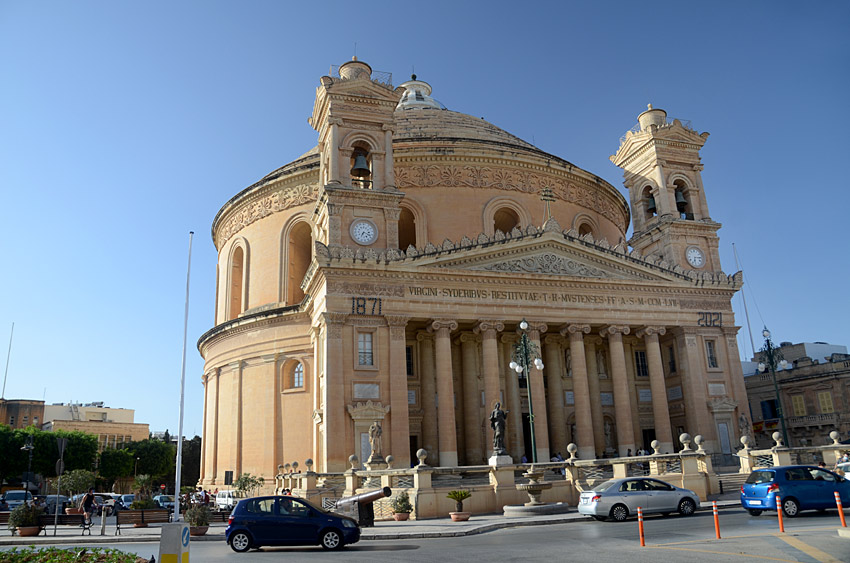 Mosta - rotunda Nanebevzetí Panny Marie