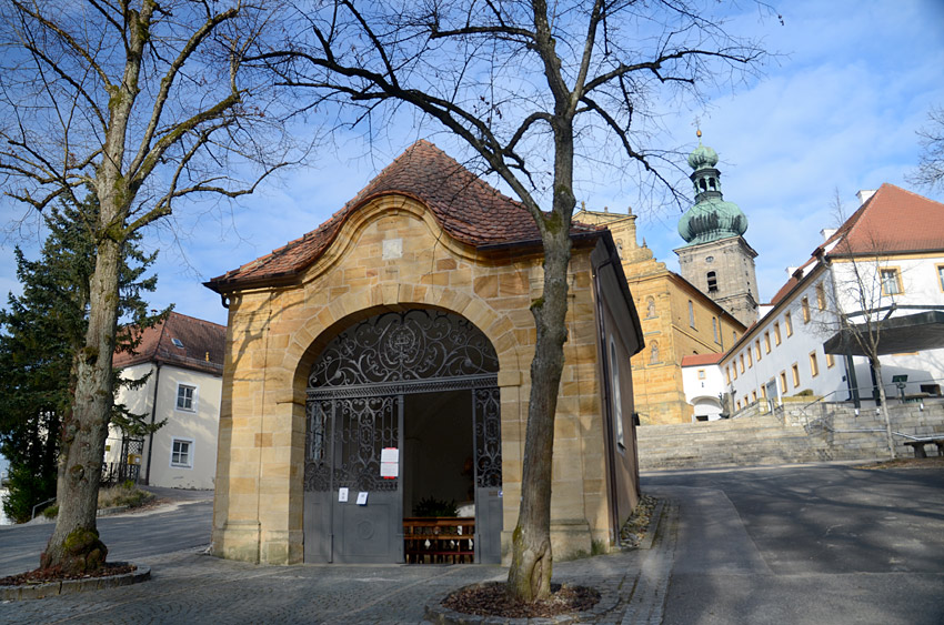 Amberg - poutní kostel Maria Hilf