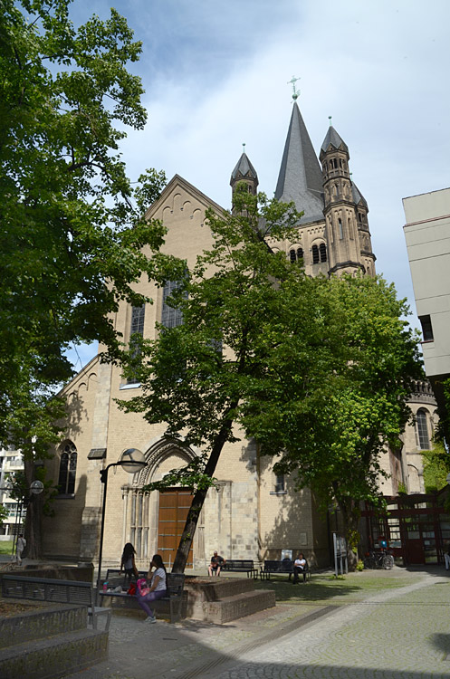 Kolín nad Rýnem - velký kostel sv. Martina