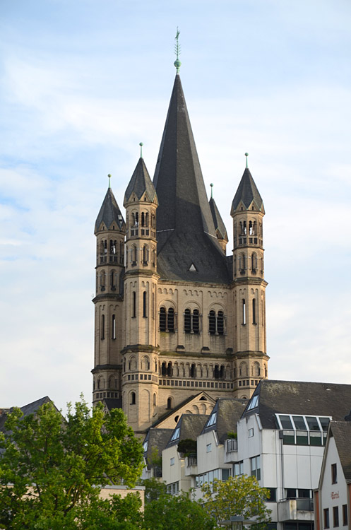 Kolín nad Rýnem - velký kostel sv. Martina