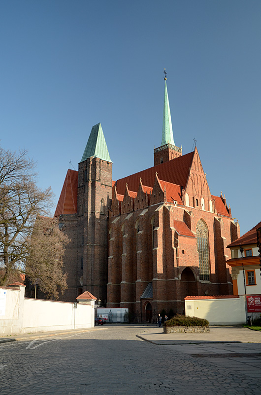 Wroclaw - kostel svatého Kříže a svatého Bartoloměje