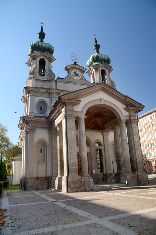 Innsbruck - kostel svatého Jana Nepomuckého