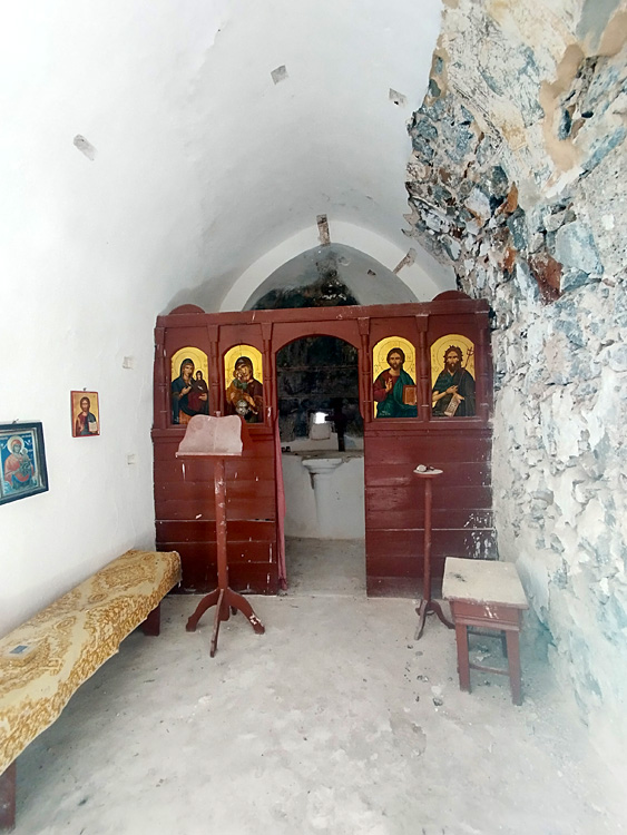 Hrad Chora - Agios Annis