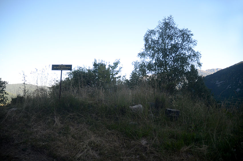 Chia - ermita Santa Quiteria (zřícenina)