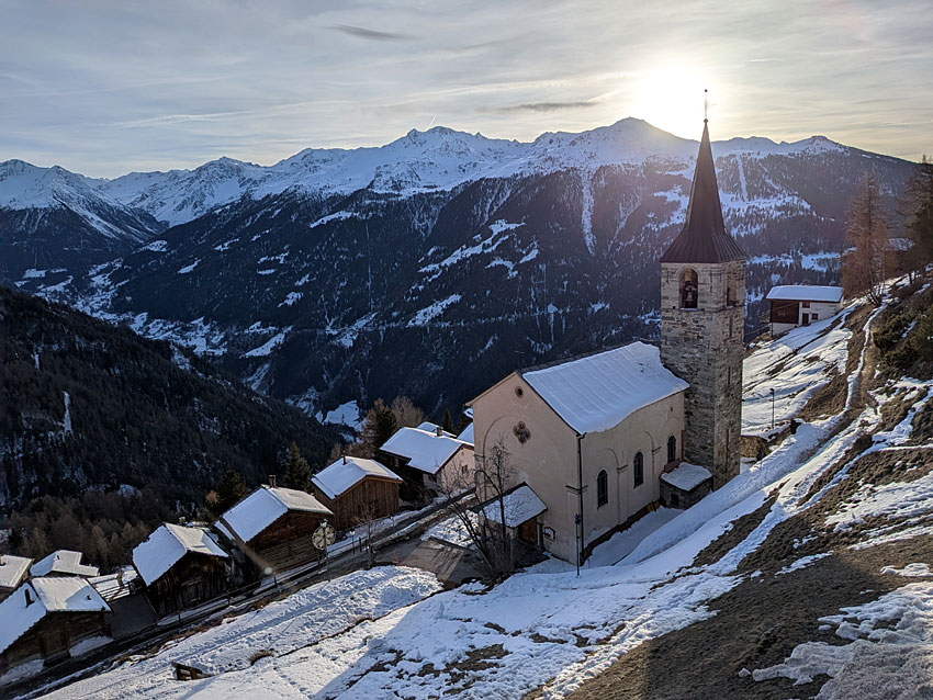 Chandolin - eglise Sainte-Barbe