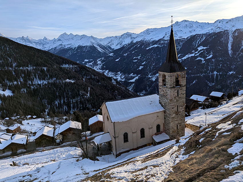 Chandolin - eglise Sainte-Barbe