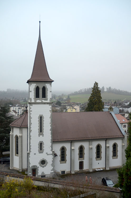 Murten - katolický kostel