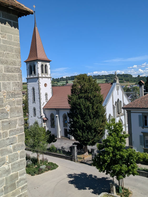 Murten - katolický kostel