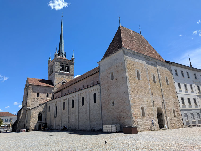 Payerne - opatský kostel