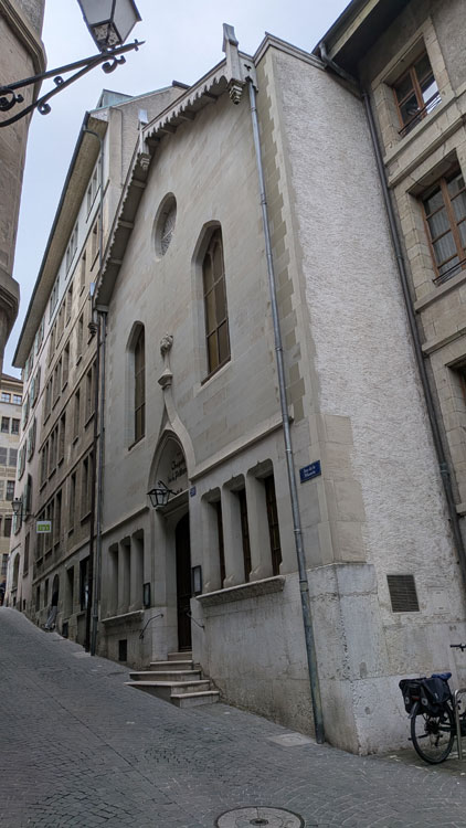 Ženeva - Église évangélique de la Pélisserie