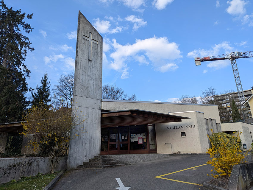 Ženeva - église Jean XXIII