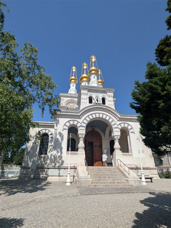 Ženeva - ruský ortodoxní kostel
