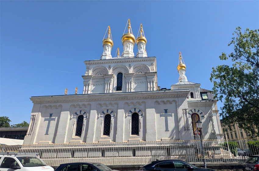 Ženeva - ruský ortodoxní kostel