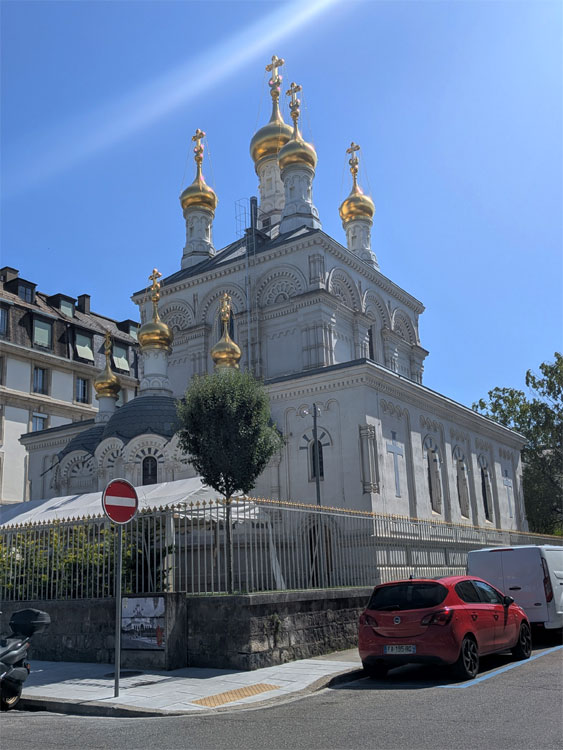 Ženeva - ruský ortodoxní kostel