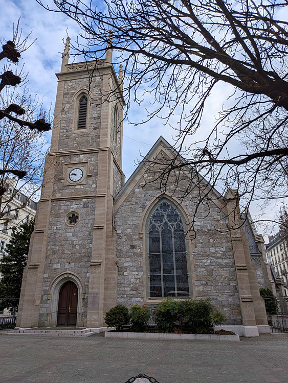 Ženeva - kostel Svaté Trojice