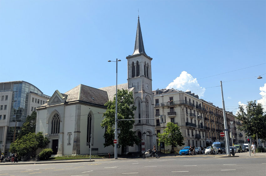 Ženeva - Temple de Plainpalais