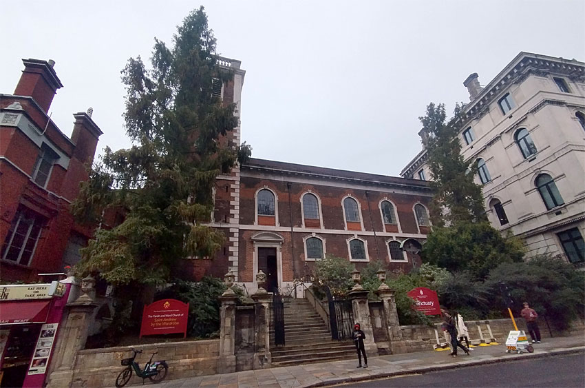 Londýn - St Andrew-by-the-Wardrobe