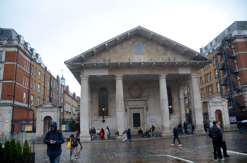 Londýn - St Paul's Church, Covent Garden
