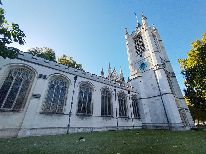 Londýn - kostel svaté Markéty ve Westminsteru