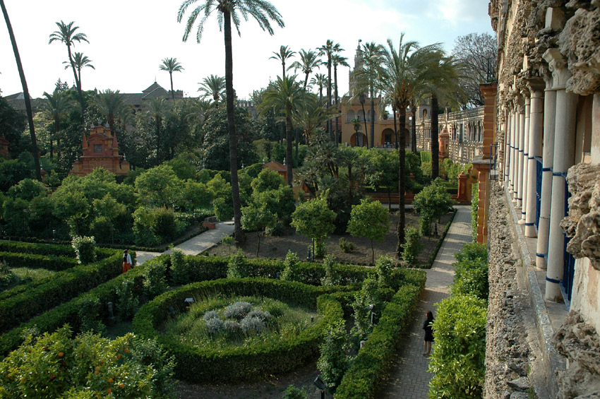 Sevilla - Palcov  zahrady