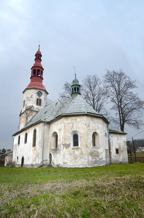 Křižany - kostel svatého Maxmiliána