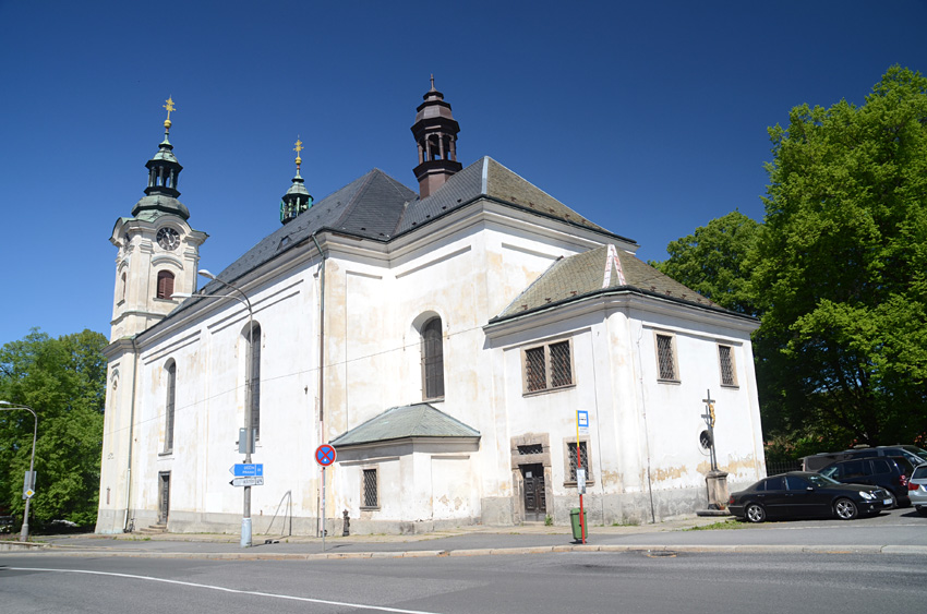 Liberec - kostel Nalezení svatého Kříže