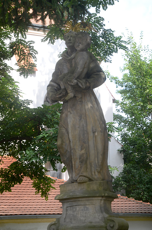 Bílina - socha svatého Antonína Paduánského
