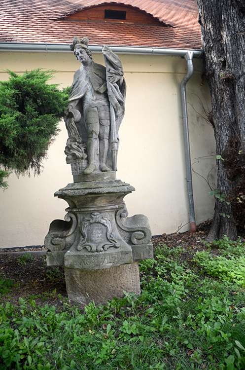 Bílina - socha svatého Floriána
