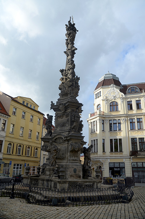 Teplice - sloup Nejsvětější Trojice