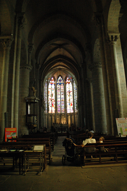 Carcassonne - bazilika Saint-Nazaire