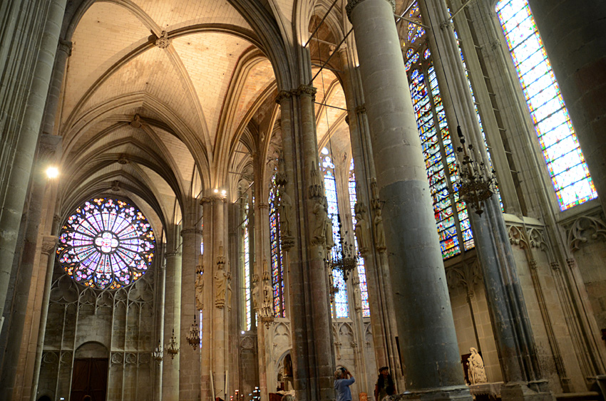 Carcassonne - bazilika Saint-Nazaire