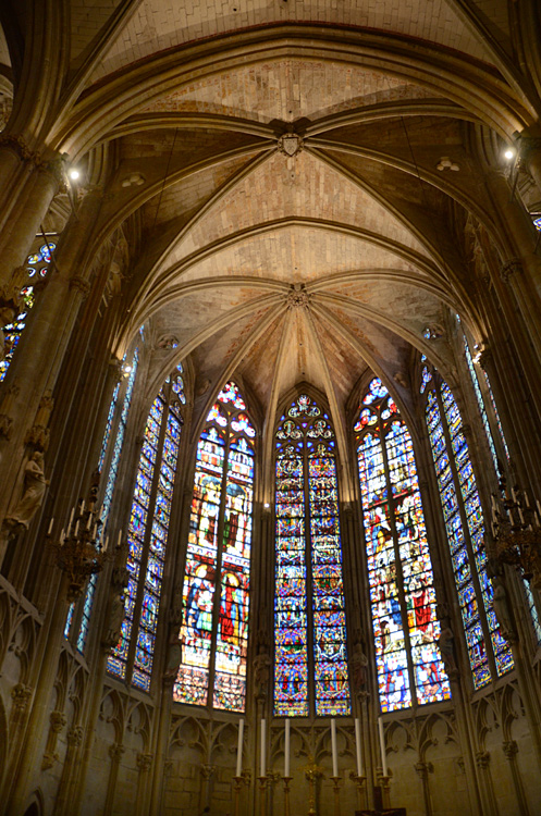 Carcassonne - bazilika Saint-Nazaire