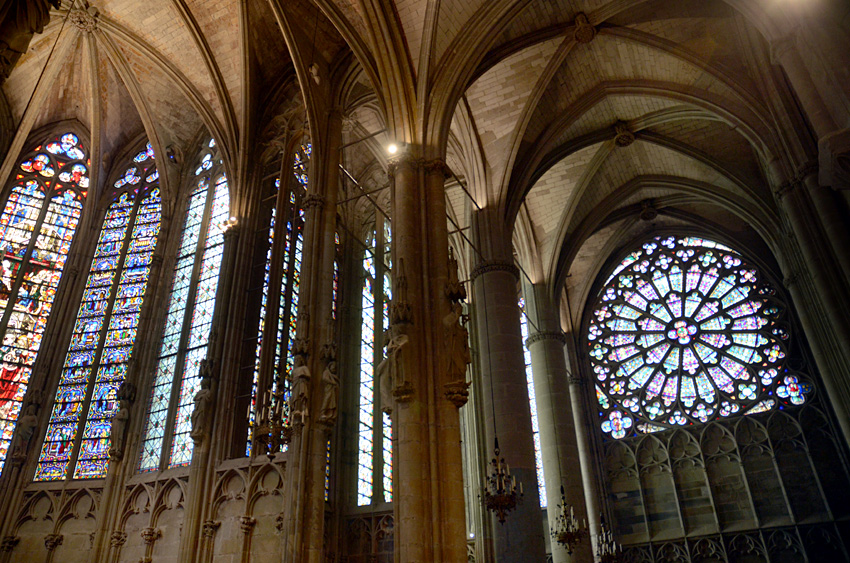 Carcassonne - bazilika Saint-Nazaire
