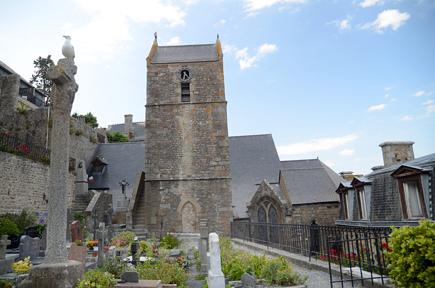 Mont-Saint-Michel - kostel Saint-Pierre