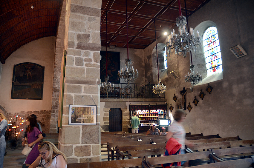Mont-Saint-Michel - kostel Saint-Pierre