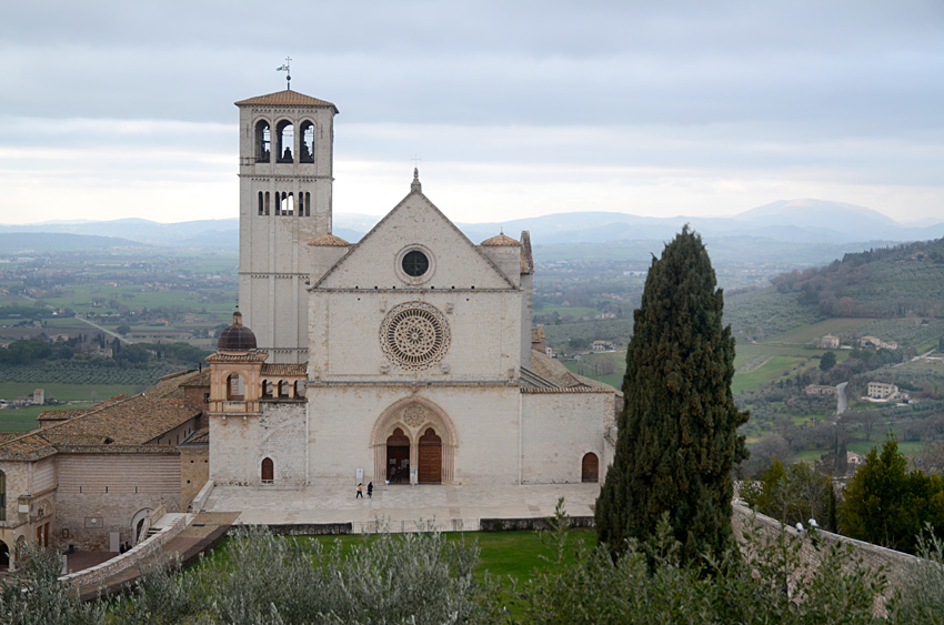 Assisi - bazilika San Francesco d'Assisi