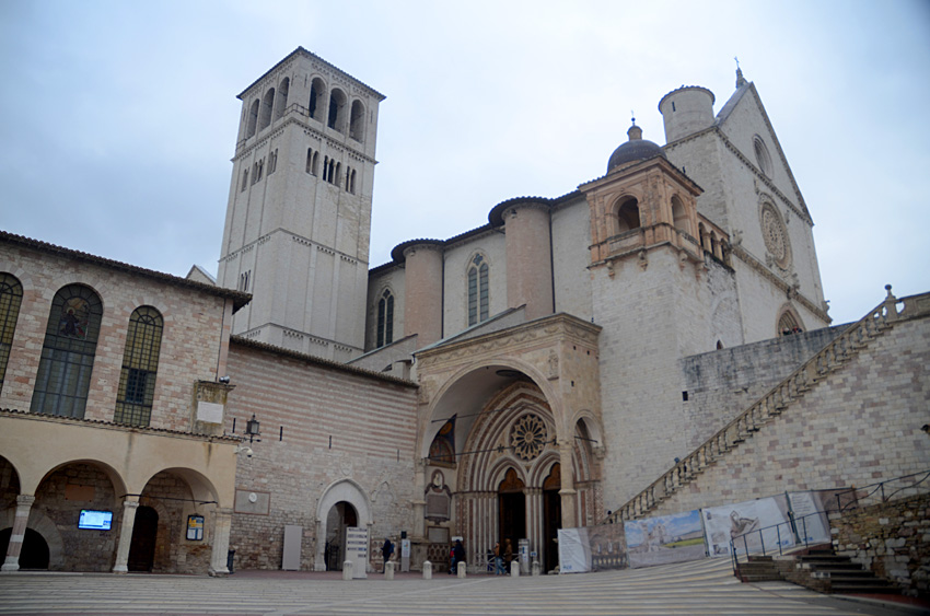 Assisi - bazilika San Francesco d'Assisi