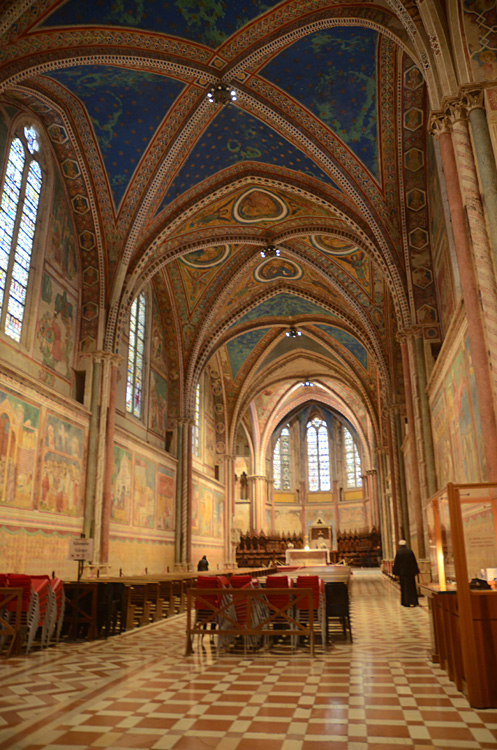 Assisi - bazilika San Francesco d'Assisi