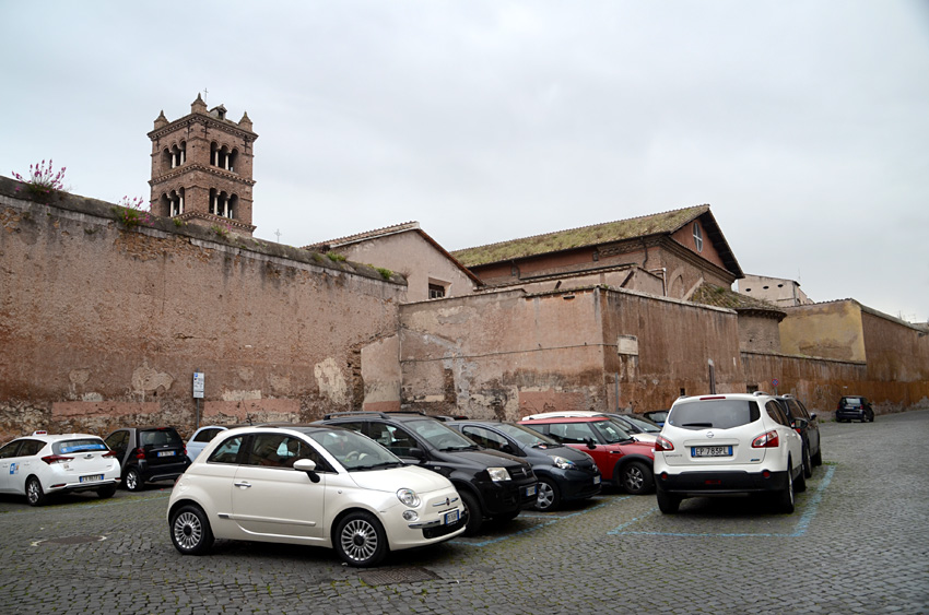 Řím - bazilika svaté Cecílie v Trastevere